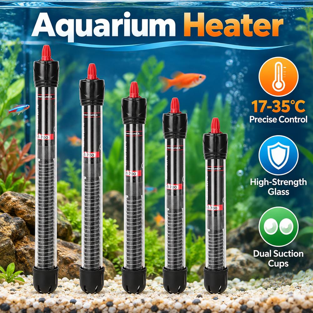 Fish Tank Heater - 수족관용 수중 히터, 온도 조절 가능,