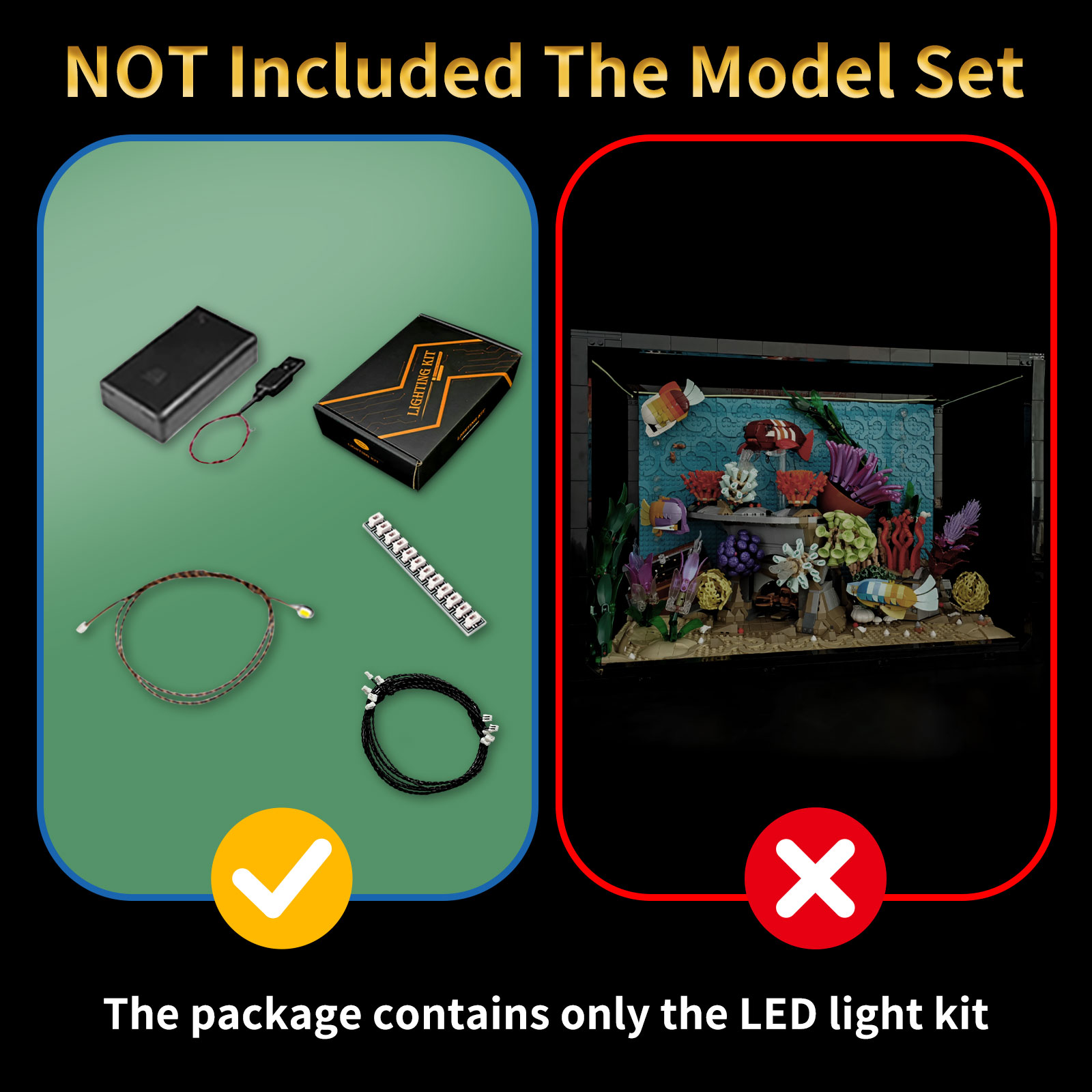 LYBMTWF LED 조명 키트, 레고 10366 열대 - Aquarium Light 리뷰 및 가격