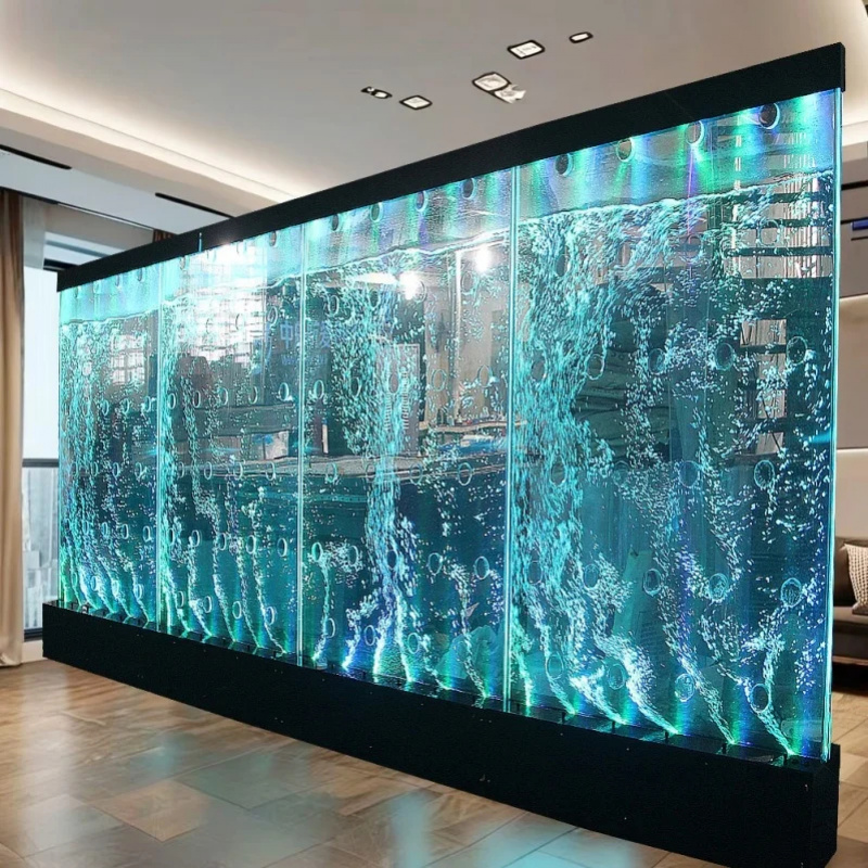맞춤형 모던 아크릴 버블 월 고급 거실 스크린 & 룸  - Aquarium Decor 리뷰 및 가격
