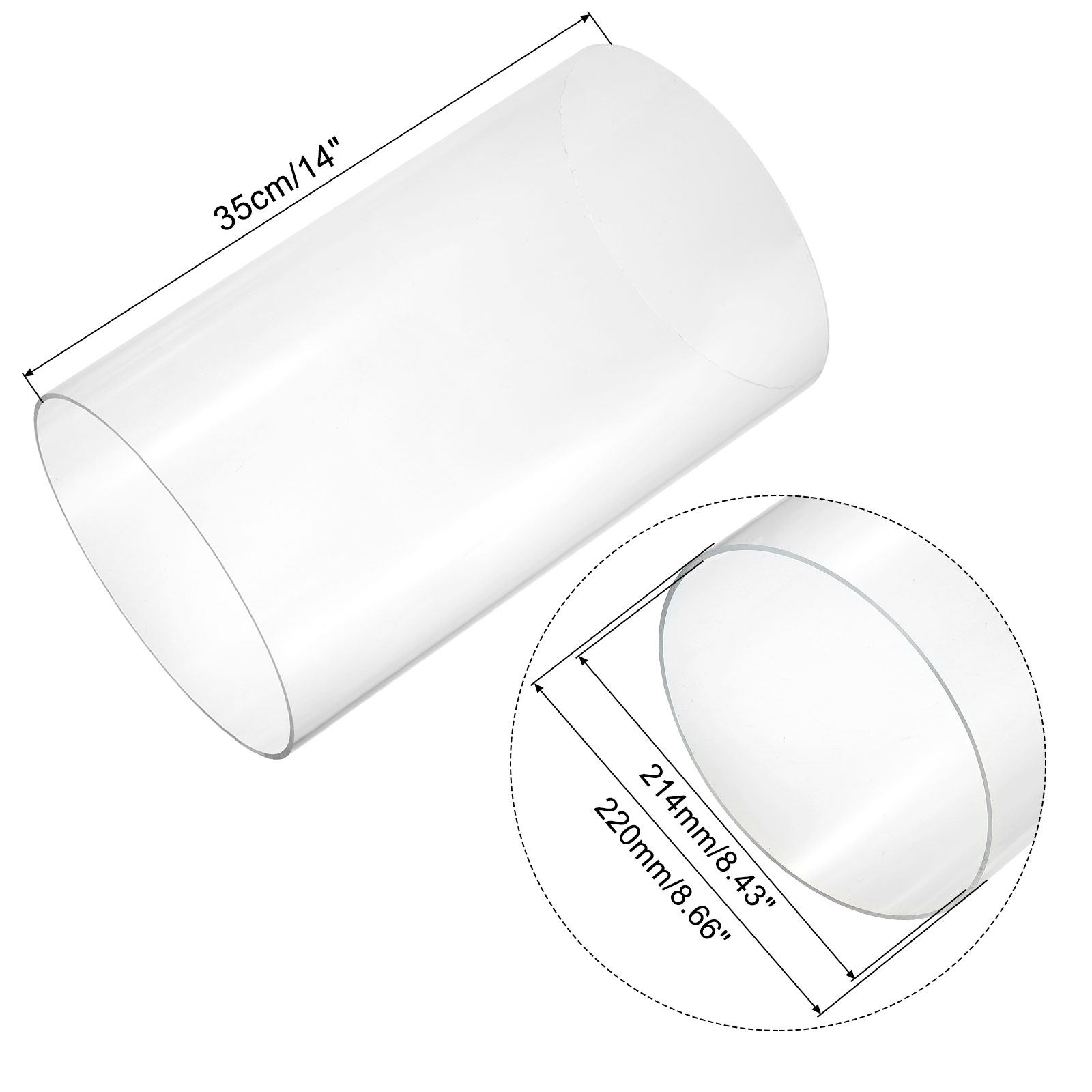350mm 투명 아크릴 수족관 어항 파이프 OD 55- - Fish Tank Heater 리뷰 및 가격
