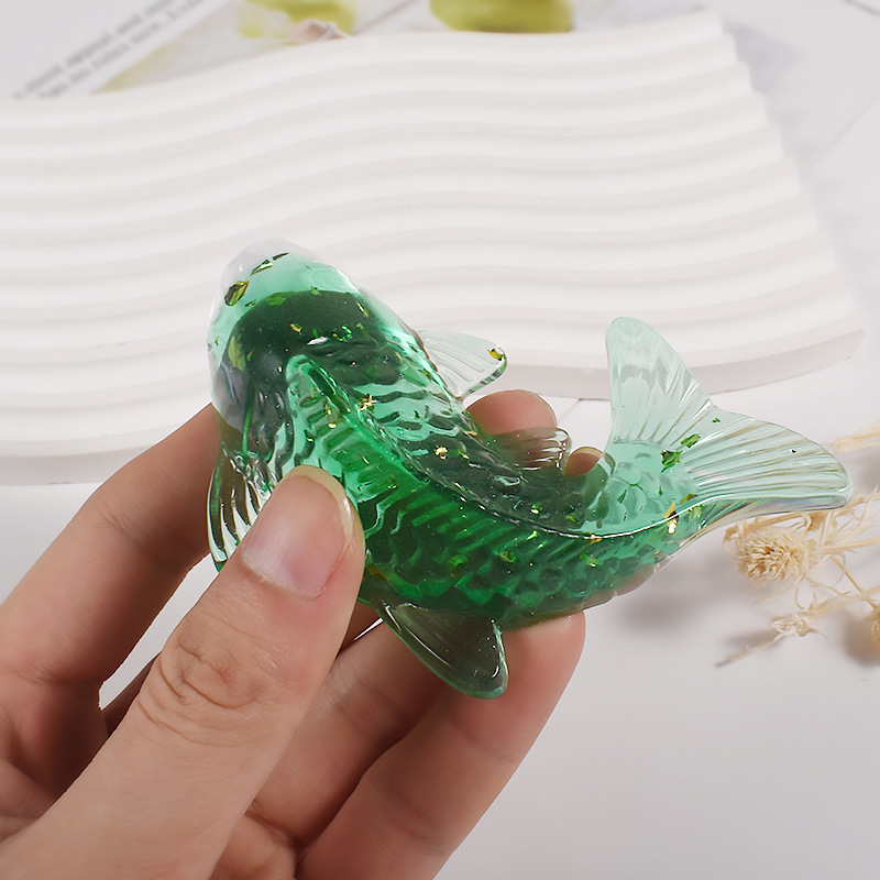 3D 잉어 모양 에폭시 수지 몰드 바다 동물 잉어 문어 - Fish Aquarium Home 리뷰 및 가격