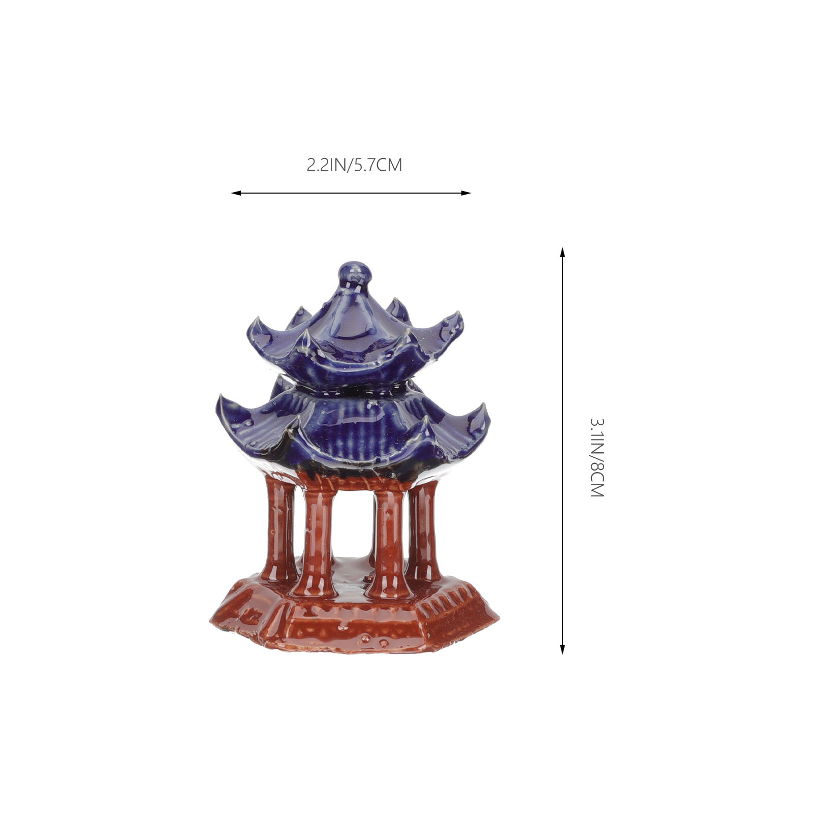 세라믹으로 만든 미니어처 파고다 3개 세트, 어항 장식 - Aquarium Decor 리뷰 및 가격