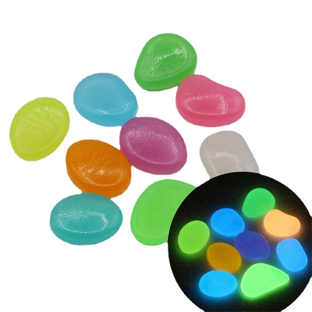 50pcs 빛나는 돌 형광 자갈 자갈 어두운 빛나는 돌 - Fish Tank Gravel 리뷰 및 가격