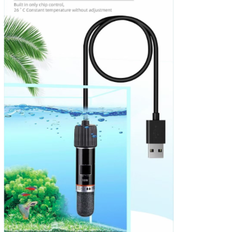 USB 미니 수족관용 난방 장치, 10W 수중 온도 조 - Fish Tank Heater 리뷰 및 가격