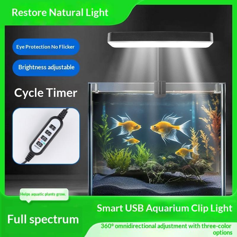 풀 스펙트럼 LED 수족관 조명 360도 조절 가능 타 - Aquarium Light 리뷰 및 가격