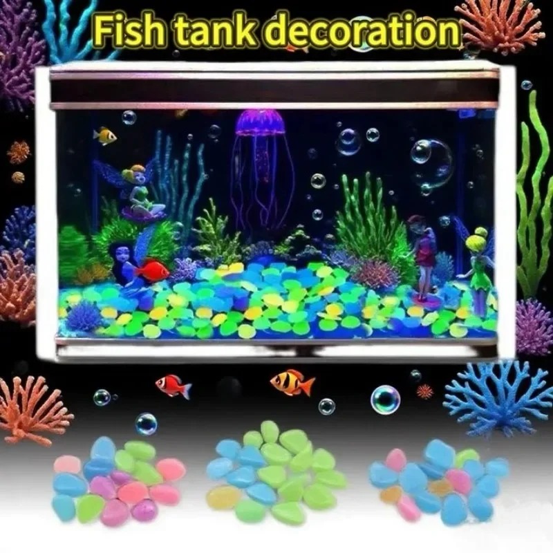 100-1000개 발광석 정원 어항 풍경 야광석 장식  - Fish Tank Gravel 리뷰 및 가격